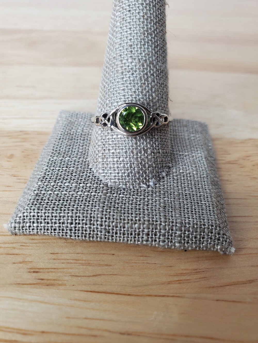 Celtic Trinity Knot Ring Sterling Silver Size 11